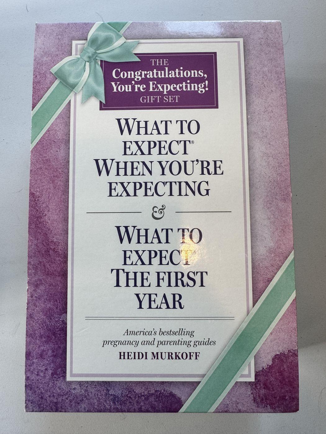 What to Expect two-book gift set in slipcase